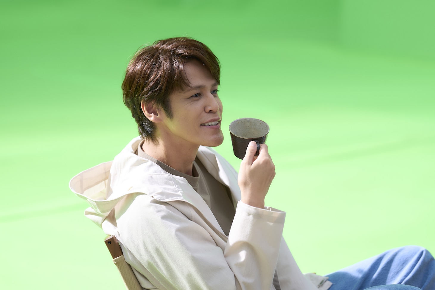 「スペシャリストと走ろう 宮野真守」篇メイキングカット