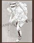 「ゴールデンカムイ キャラクターリミックス 杉元佐一」のポスター (c)野田サトル／集英社