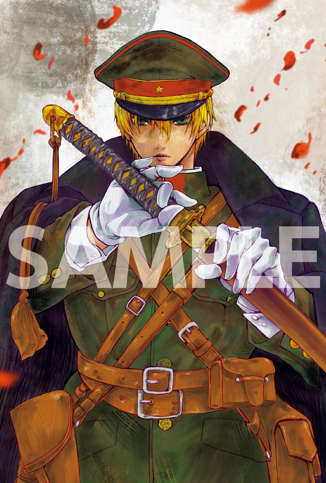 メタリックポストカードのサンプル