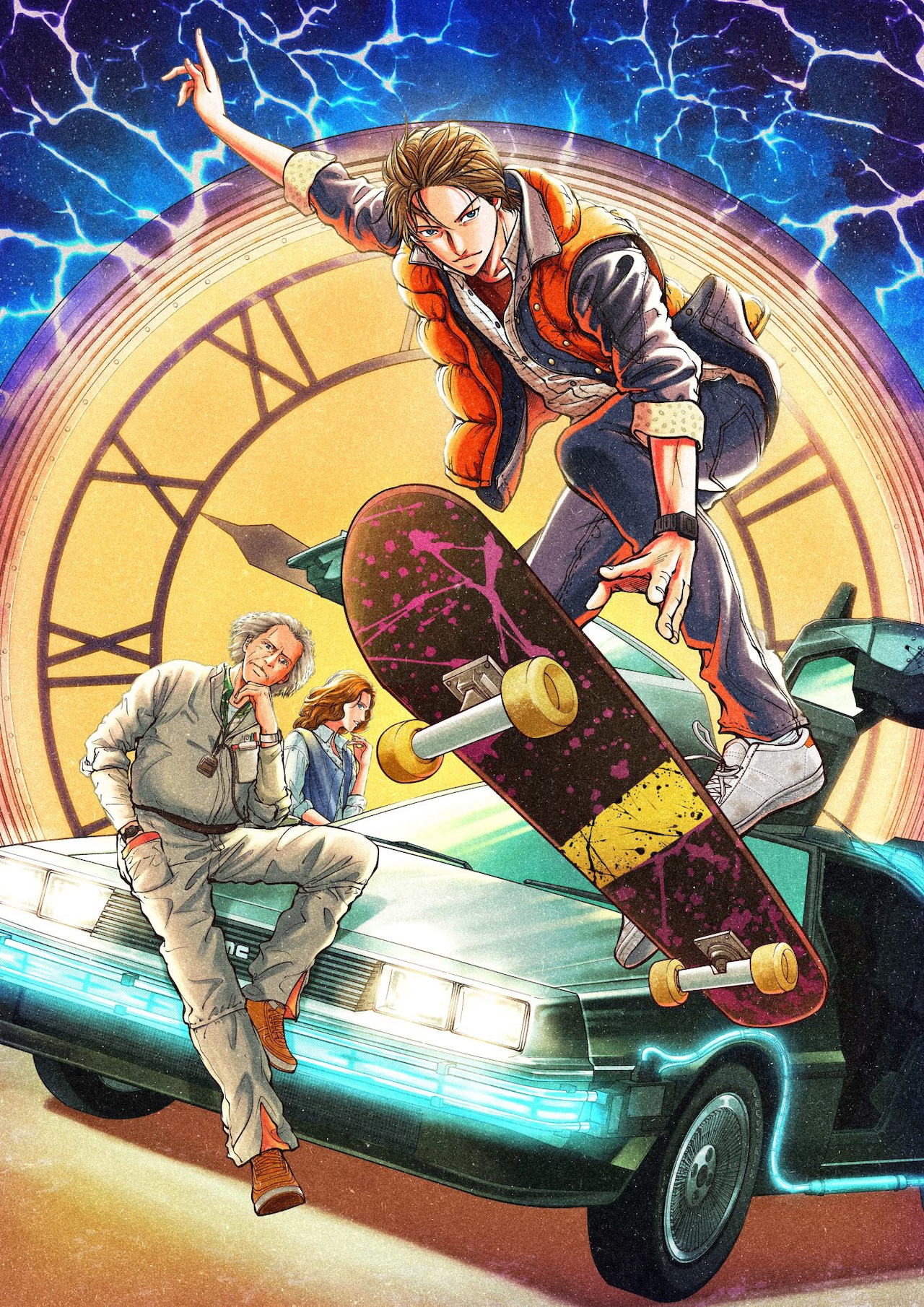 許斐剛が「バック・トゥ・ザ・フューチャー」を描き下ろし 限定