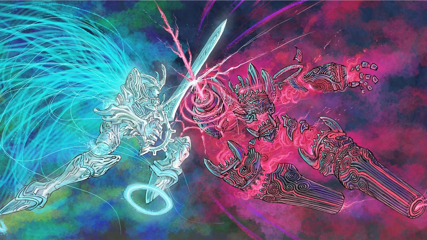 「オリジナルアニメーション企画『REKKA』制作状況報告2026
「日本神話を再解釈 現代的テーマを巨神バトルエンタメ作品に」ビジュアル (c)2026KON-YOSHI Co., Ltd.