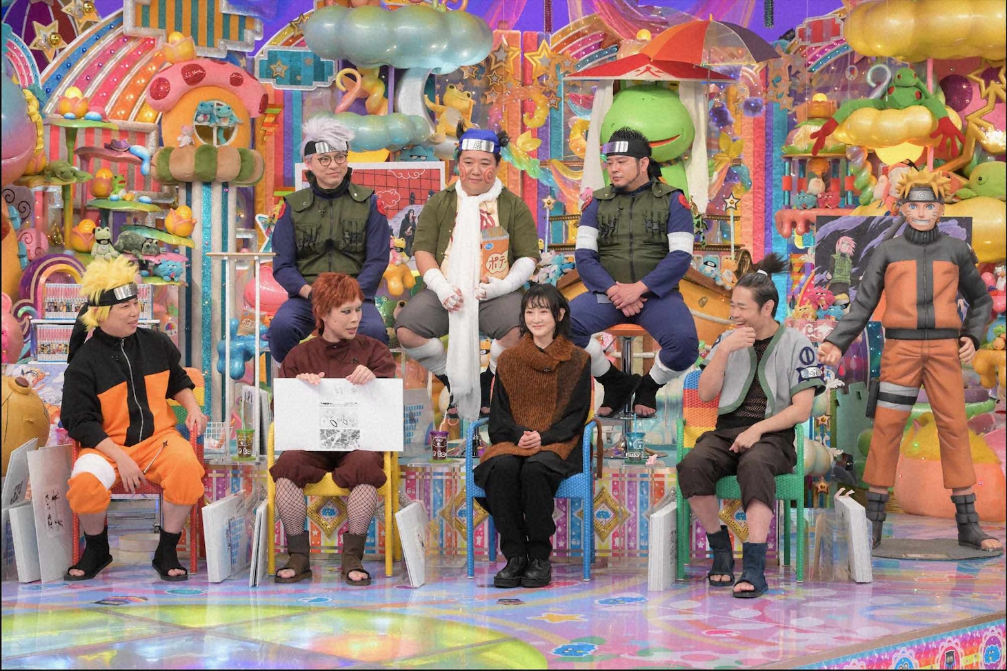 「アメトーーク！」の「NARUTO大好き芸人」スタジオの様子 (c)テレビ朝日