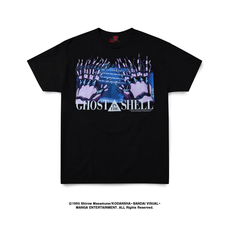 「GHOST IN THE SHELL × INFINITE ARCHIVES ×GEEKS RULE SILKSCREEN PRINTING T SHIRT」