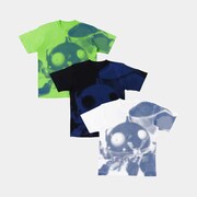「＜th＞PIXEL OVERPRINT TEE TACHIKOMA」
