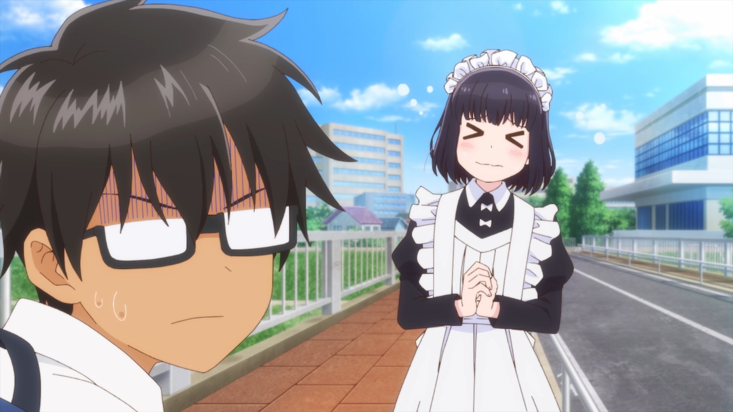 TVアニメ「メイドさんは食べるだけ」PV第1弾より (c)前屋進・講談社／食べるだけを見てるだけの製作委員会