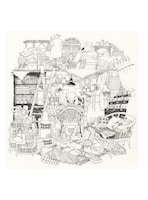 「おさまる家 井田千秋 作品集」より、「おしろにすんでいる 私のお城.02」