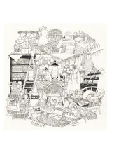 「おさまる家 井田千秋 作品集」より、「おしろにすんでいる 私のお城.02」