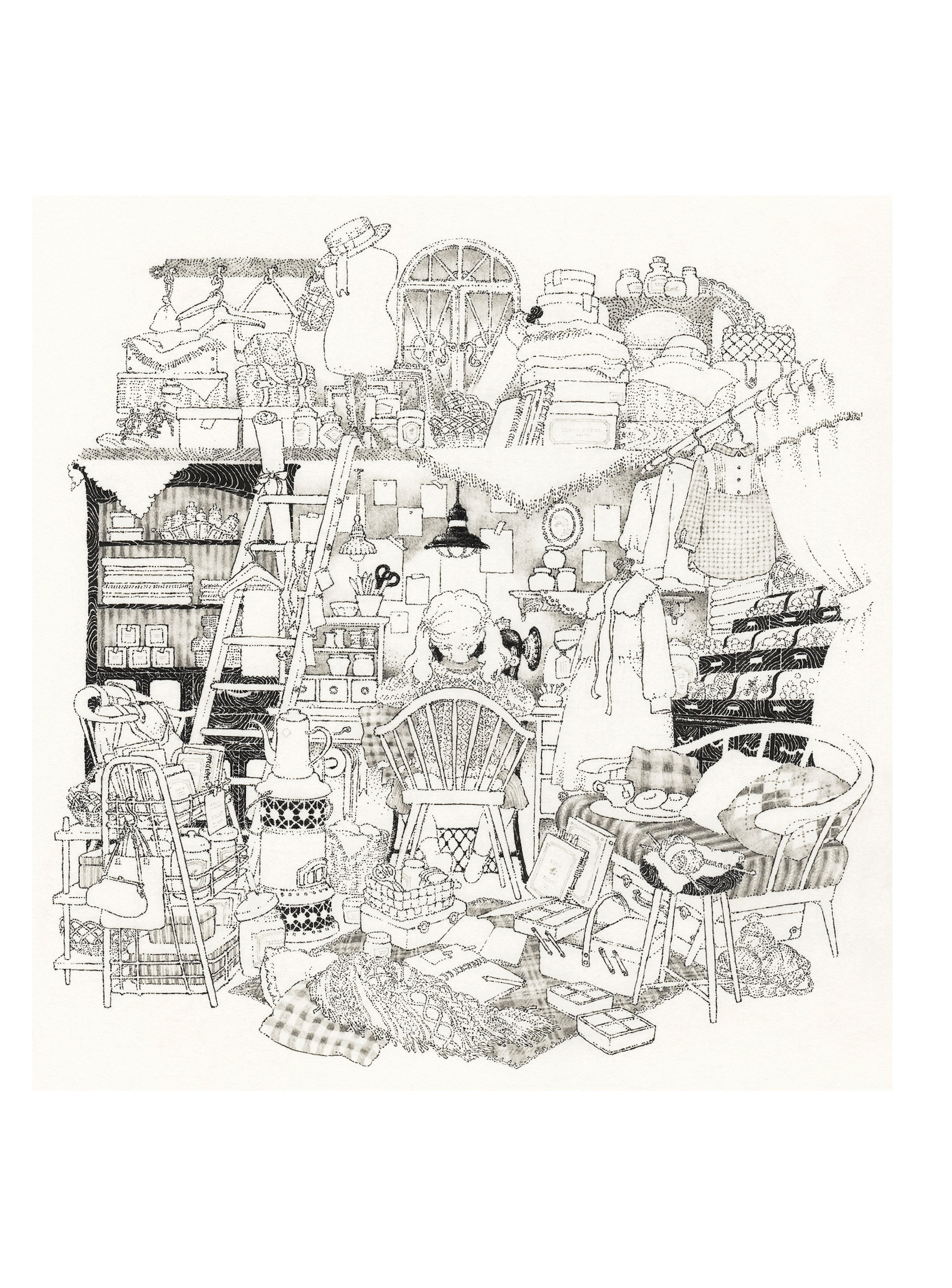 「おさまる家 井田千秋 作品集」より、「おしろにすんでいる 私のお城.02」