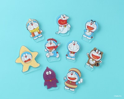 入場特典の非売品アクリルバッジのラインナップ