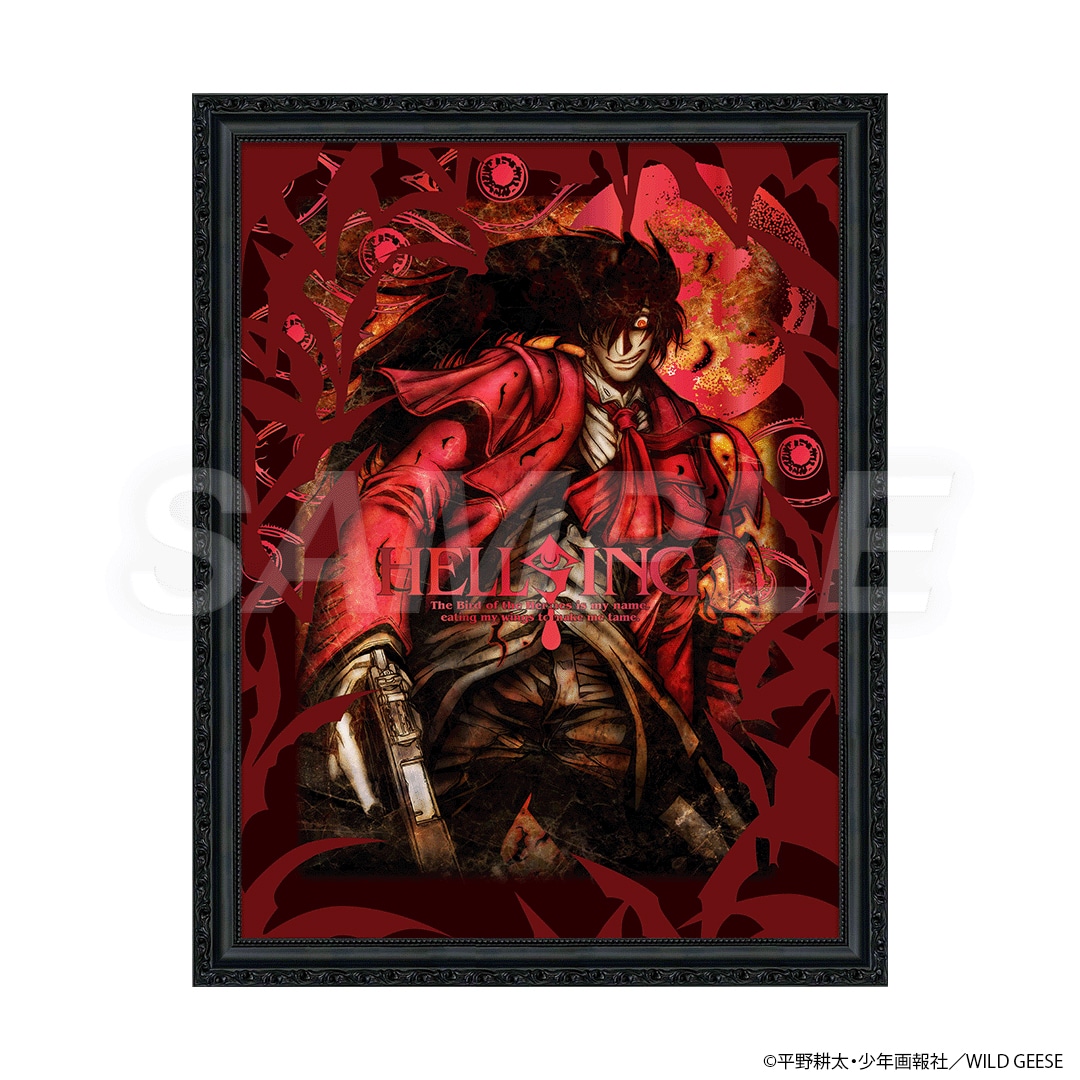 「平野耕太★大博覧會 HELLSING A3キャラファイングラフスパークルデザインマット」