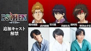 アニメ「PSYREN」飛龍役を武内駿輔、朧役を斉藤壮馬、兜役を野津山幸宏が担当
