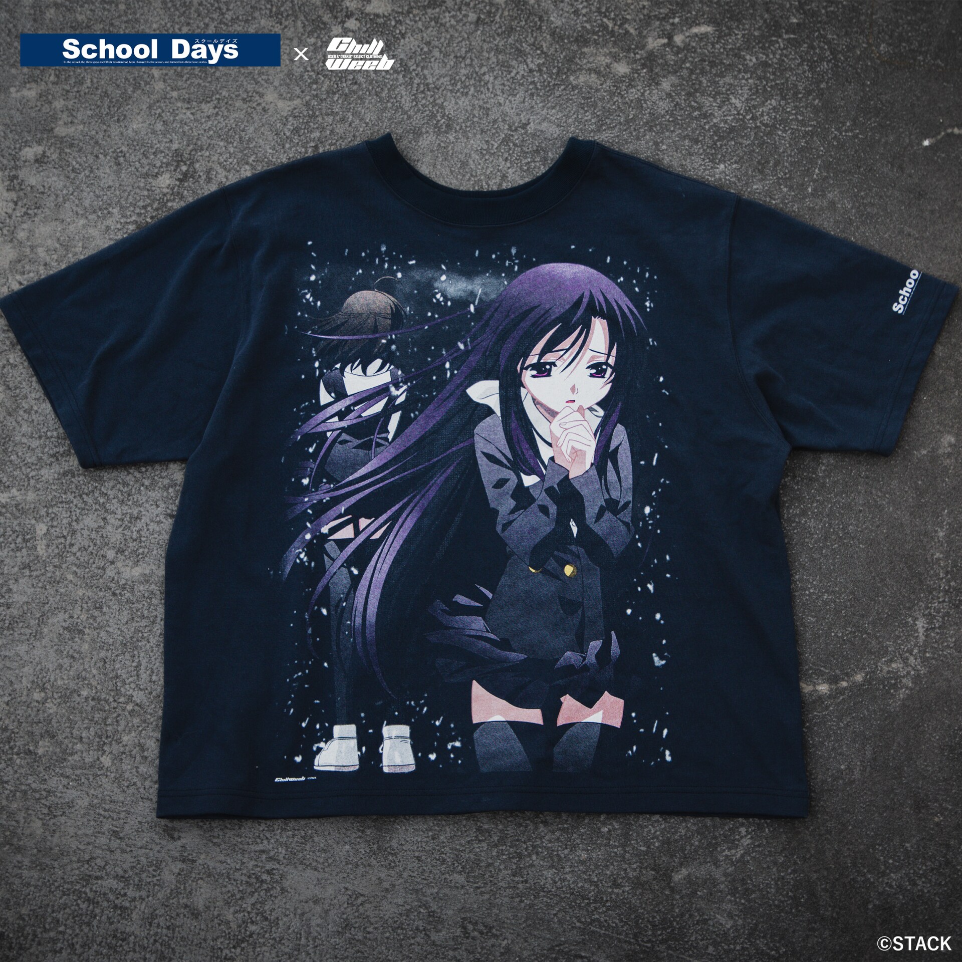 School Days」バッドエンド詰め込んだロンTなど発売、着用イメージは