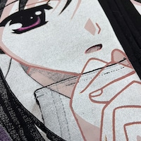 「Zip-up hoodie “HALF FACES”」