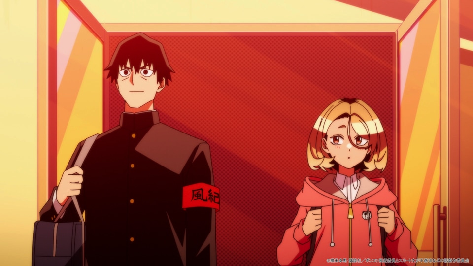 TVアニメ「ポンコツ風紀委員とスカート丈が不適切なJKの話」ティザーPVより