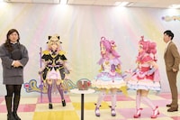 プリキュアたちに犯人だと問い詰められるきょん