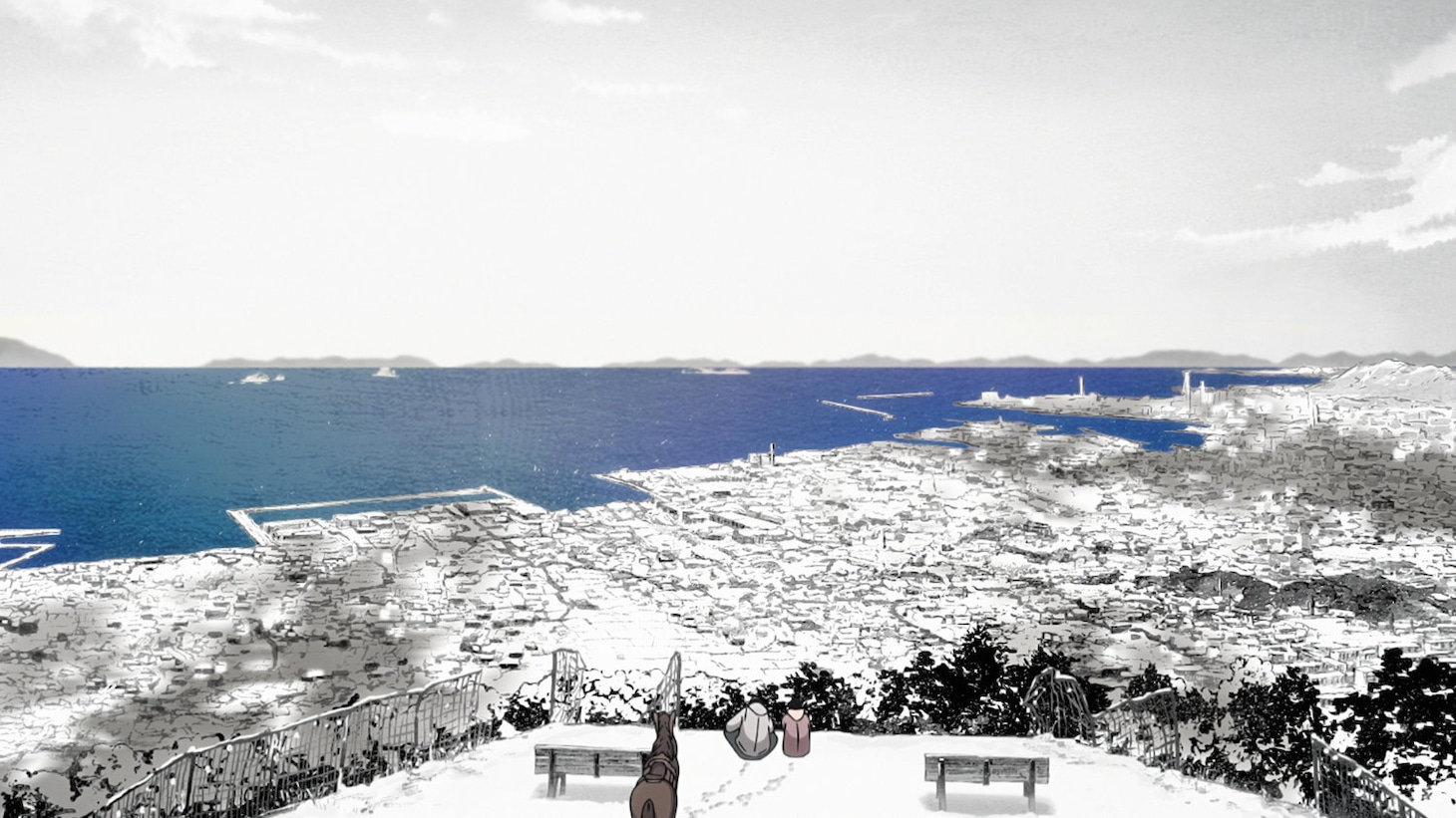 TVアニメ「日本三國」第1弾予告より (c)松木いっか／小学館／日本三國製作委員会