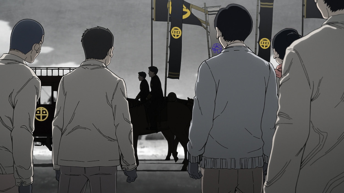 TVアニメ「日本三國」第1弾予告より (c)松木いっか／小学館／日本三國製作委員会