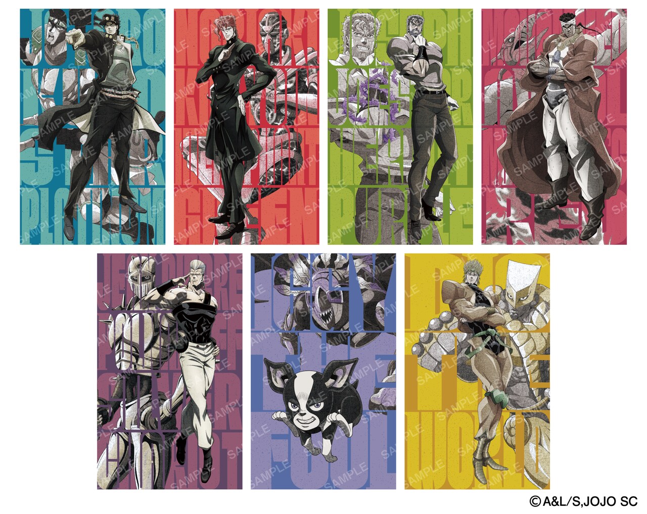 ジョジョの奇妙な冒険コラボ限定トラベルステッカー付き おすすめ彩り5