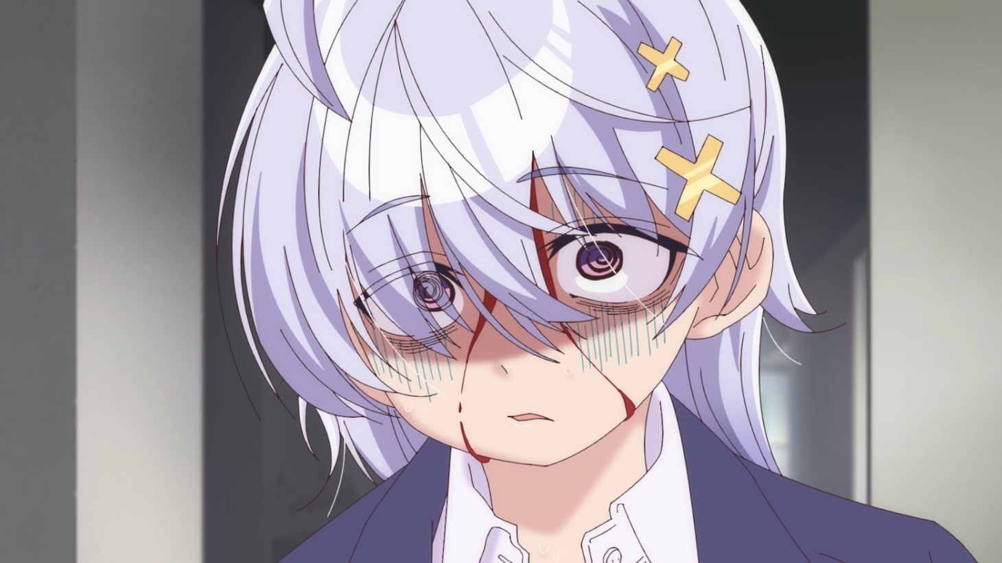 TVアニメ「よわよわ先生」ティザーPVより(c)福地カミオ・講談社／「よわよわ先生」製作委員会