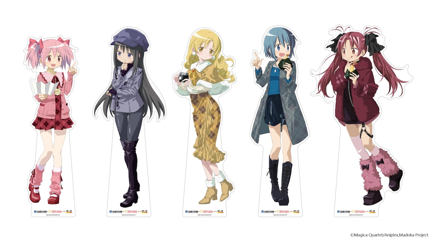 ラリースポット駅に設置されるキャラクターパネル