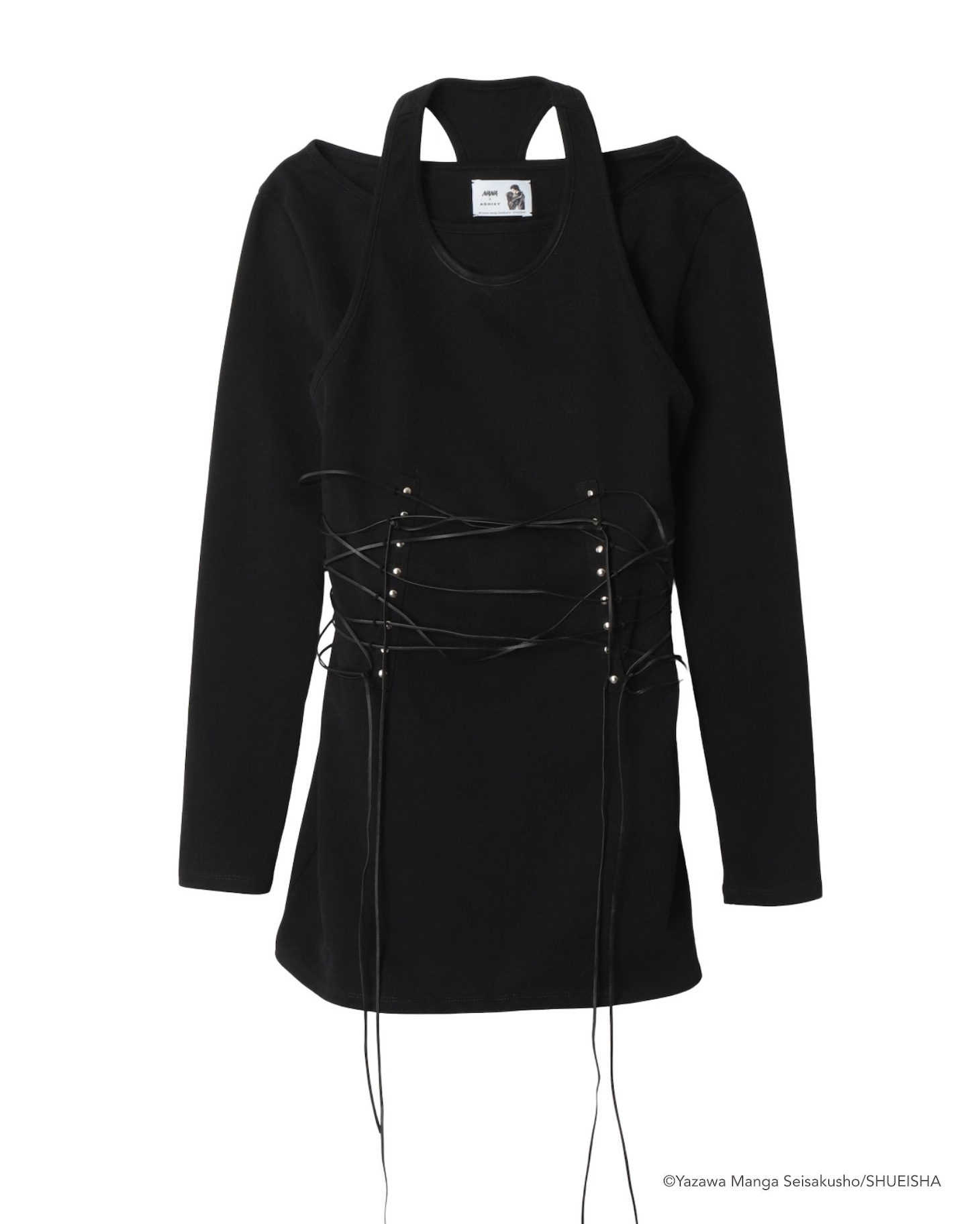 「ADDIXY× NANA LACE-UP TOP」