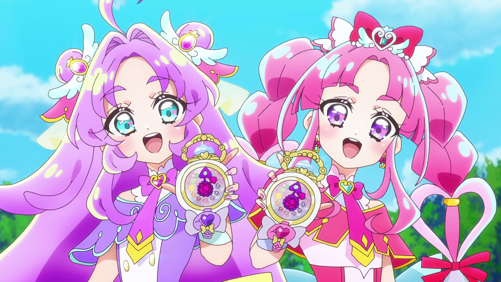名探偵プリキュア！」第1話、あんな＆みくるが結婚式場で花嫁の