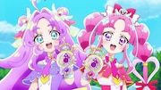 「名探偵プリキュア！」第1話、あんな＆みくるが結婚式場で花嫁のティアラを捜索