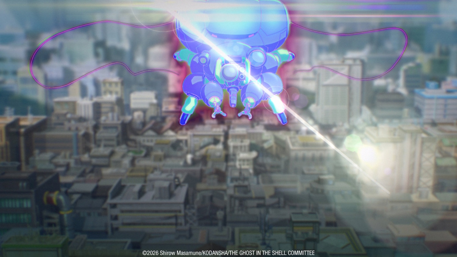 TVアニメ「攻殻機動隊 THE GHOST IN THE SHELL」プロモーションビデオ第1弾より (c) 2026 Shirow Masamune/KODANSHA/THE GHOST IN THE SHELL COMMITTEE