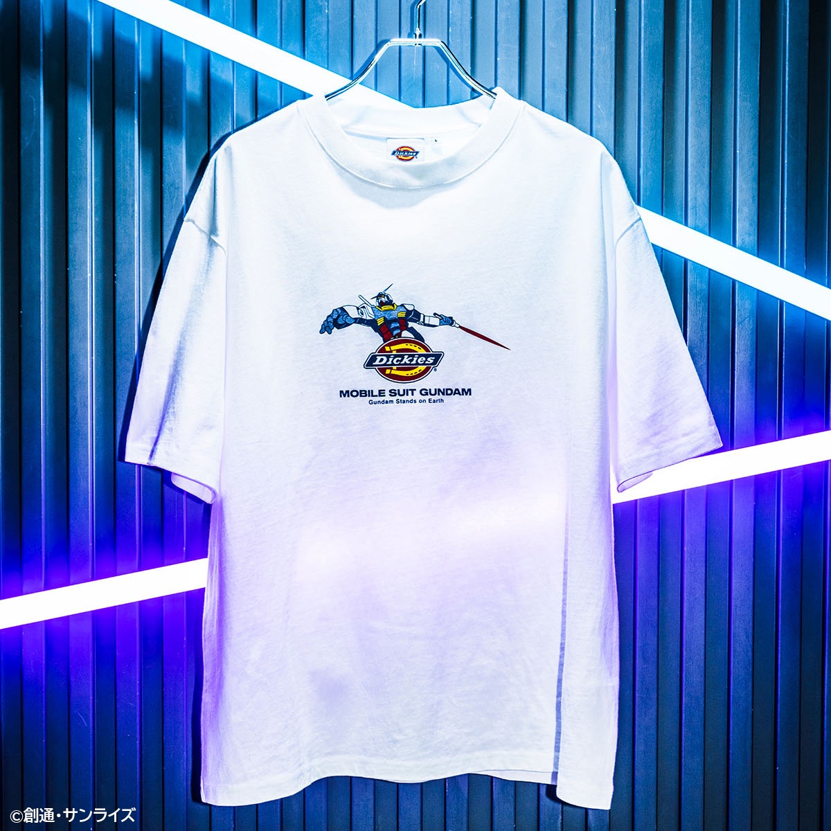「STRICT-G Dickies『機動戦士ガンダム』TシャツB ホワイト」