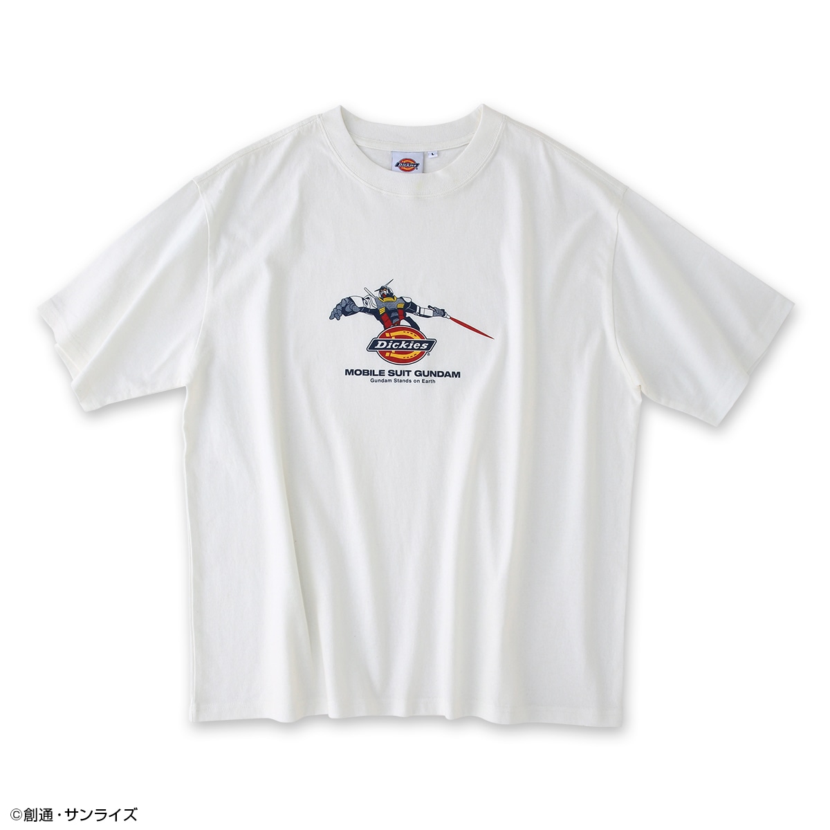 「STRICT-G Dickies『機動戦士ガンダム』TシャツB ホワイト」