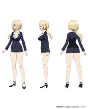 カンザキ（CV：優木かな）憂国商事のセールスレディ。住民でもないのに人妻危険度ランクAと恐れられている。