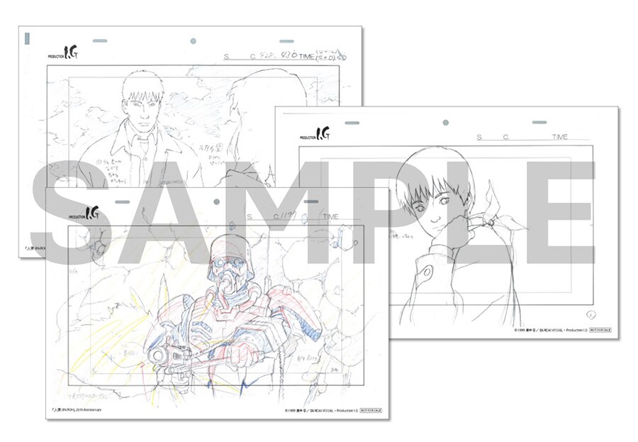 入場者プレゼント第1弾に用意された「原画イラストシート3枚セット