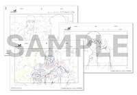 入場者プレゼント第1弾に用意された「原画イラストシート3枚セット」