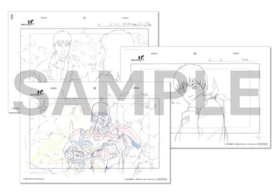 入場者プレゼント第1弾に用意された「原画イラストシート3枚セット」