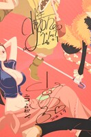 グッズショップの内壁に書かれた山口勝平と山口由里子とサイン