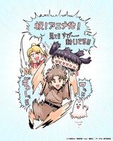 業務用餅によるアニメ化記念イラスト