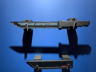 10周年記念イベント「Aedes Vesta -聖火の軌跡-」にて展示されたヘスティア・ナイフ