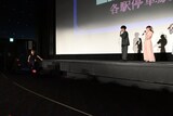 ポッピーくんの着ぐるみから登場した亀山陽平監督