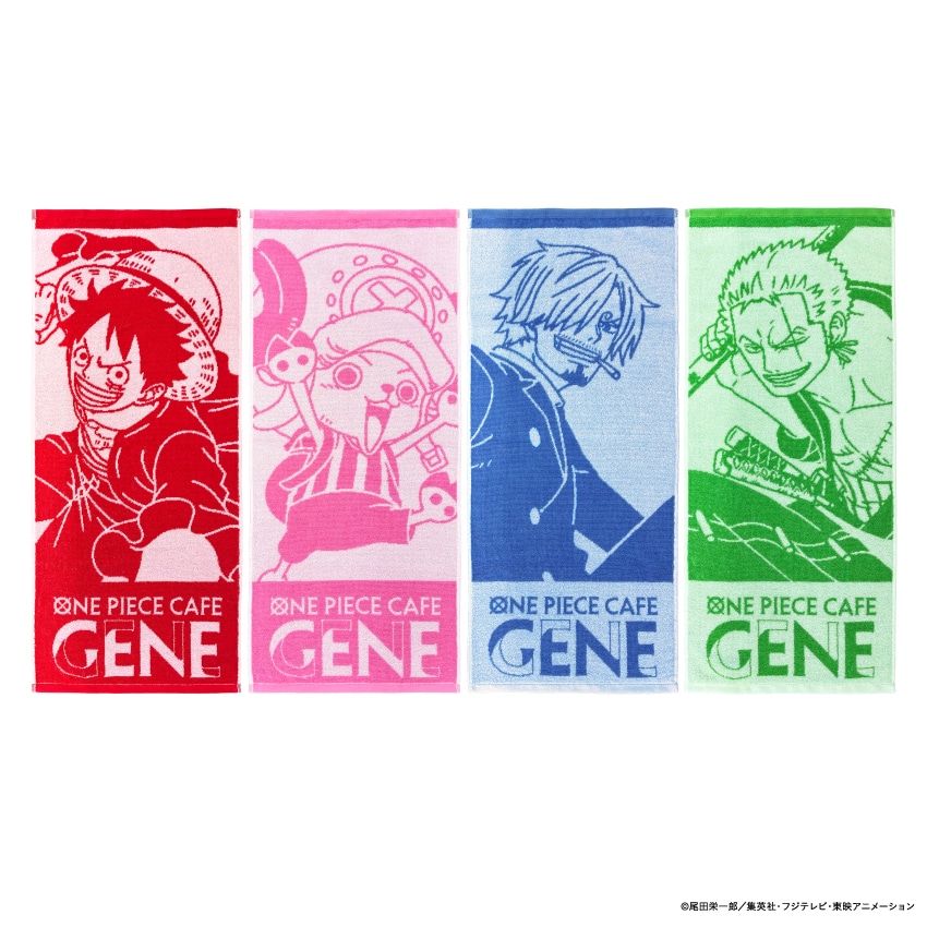 「ONE PIECE CAFE GENE フェイスタオル」