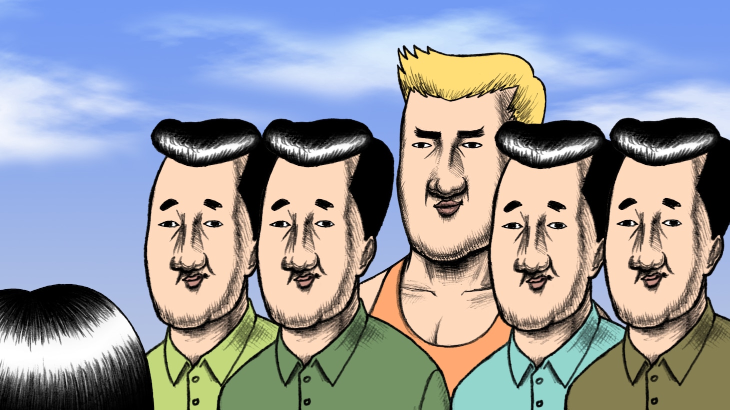 長編アニメ映画「おしり前マン～復活のおしり前帝国～」の場面カット