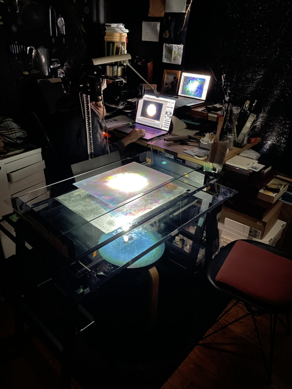 「花緑青が明ける日に」メイキングカット