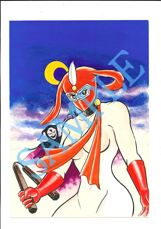 「けっこう仮面」カラーイラスト