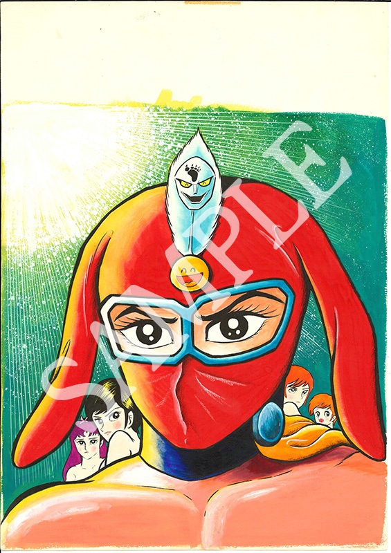 「けっこう仮面」カラーイラスト