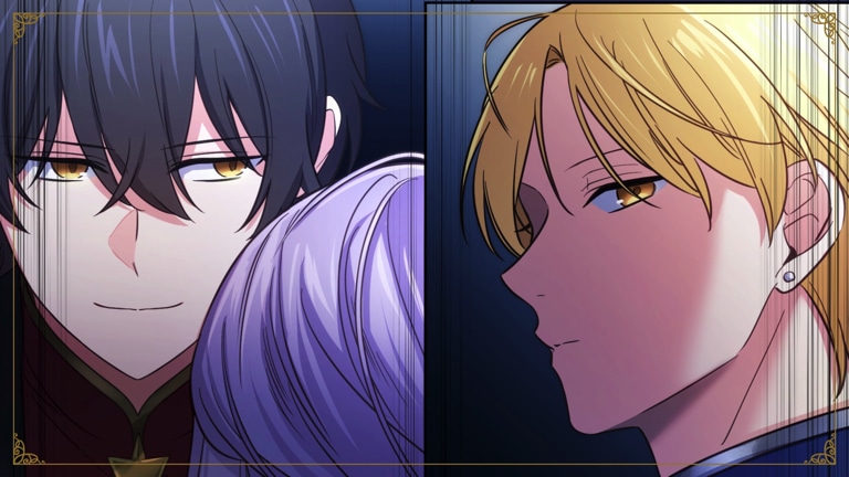 「おデブ悪女に転生したら、なぜかラスボス王子様に執着されています」モーションコミックPVより