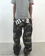 「MCS CAMOUFLAGE PANTS」着用画像