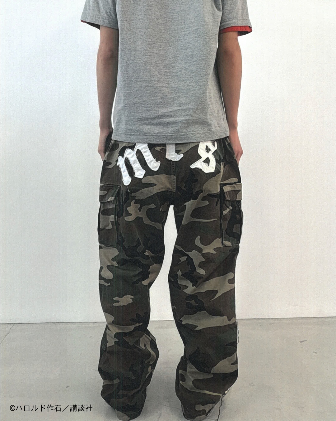 「MCS CAMOUFLAGE PANTS」着用画像