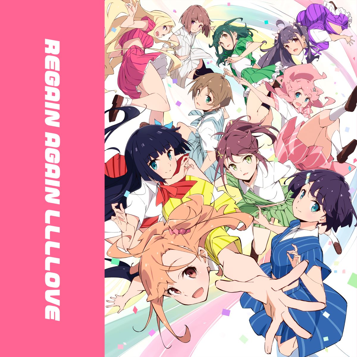 2ndシングル「Dou-Da? DOING! / REGAIN AGAIN LLLLOVE」配信ジャケット