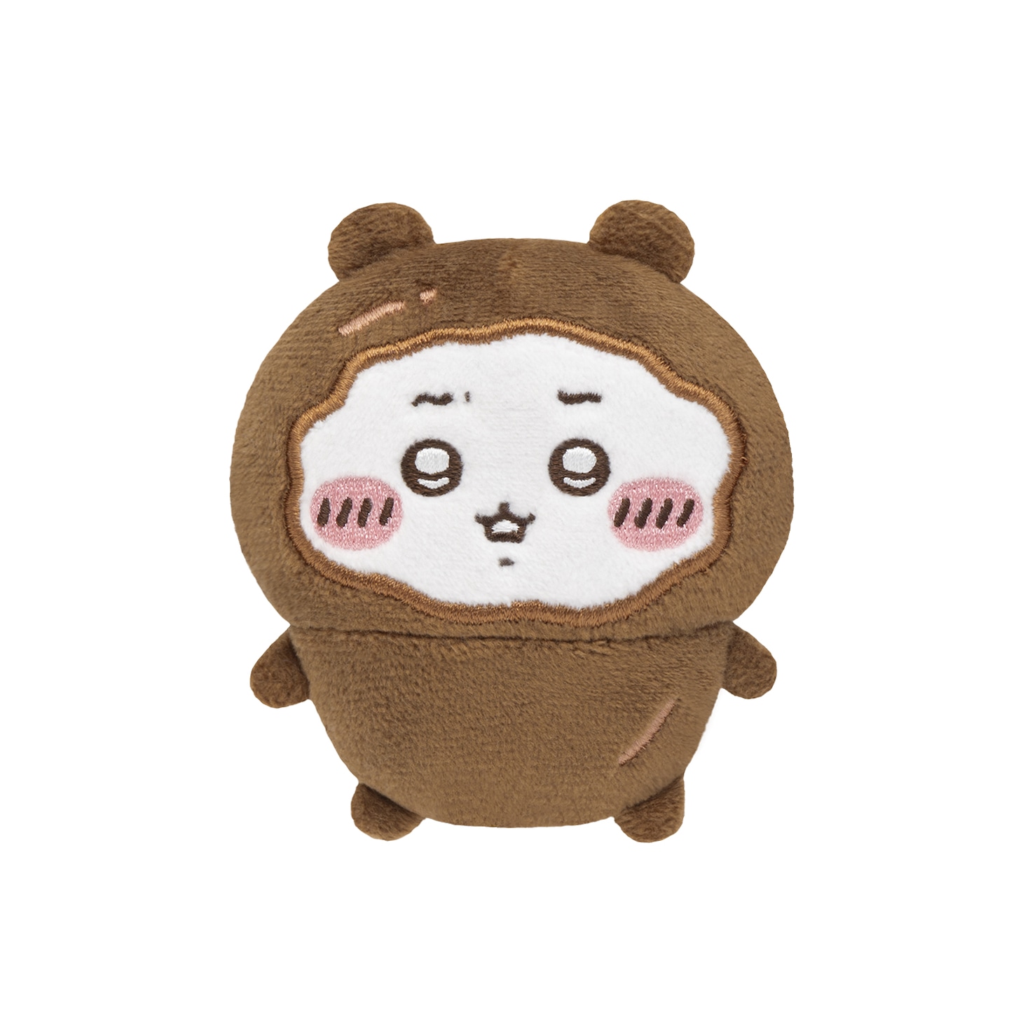 「ちいかわだらけくじ」E賞の「全身ぬいぐるみバッジ」