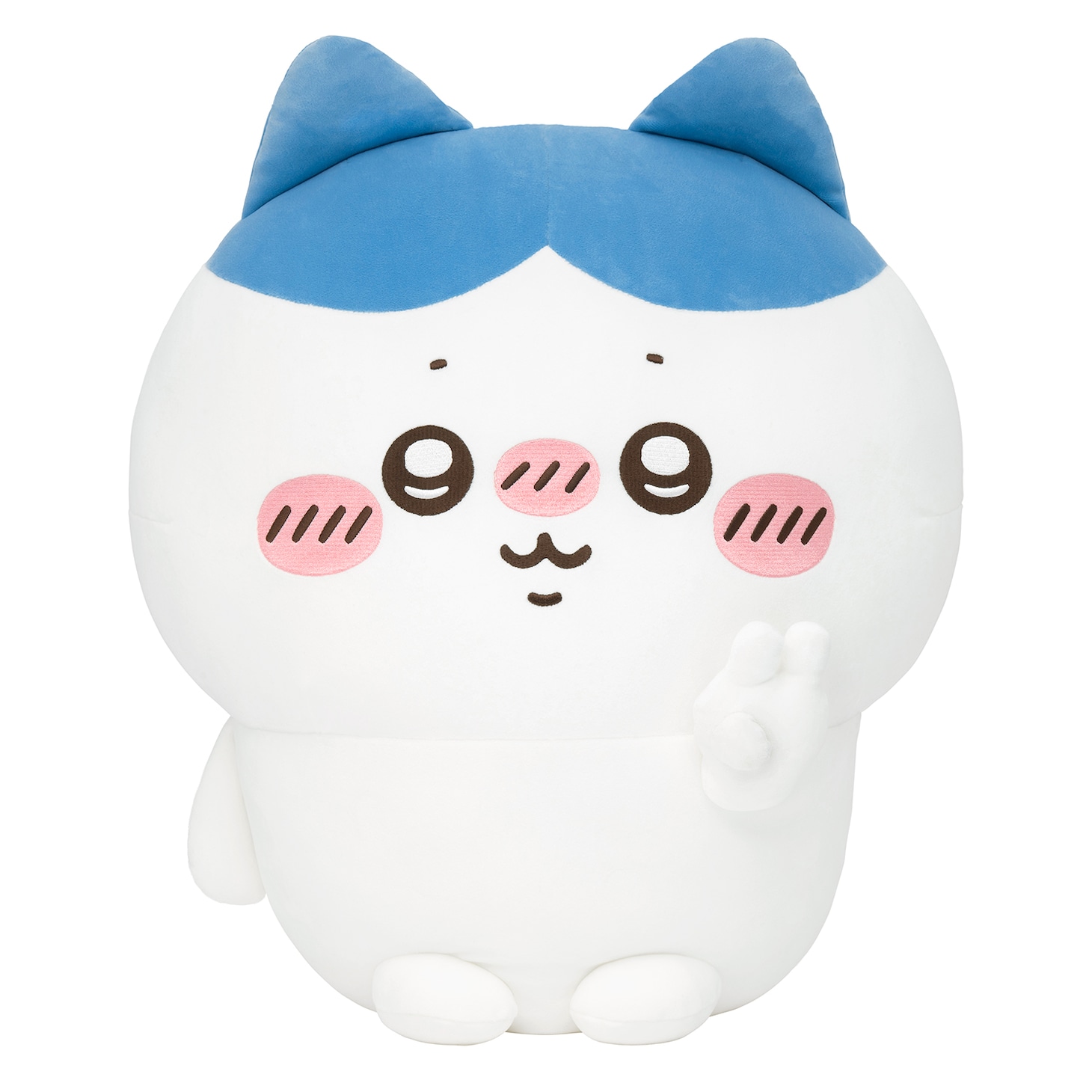 「ハチワレだらけくじ」A賞の「超BIGぬいぐるみ」