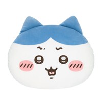 「ハチワレだらけくじ」B賞の「フェイスクッション」